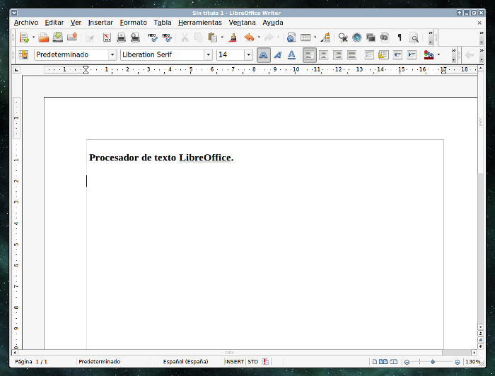  Editor de textos LibreOffice Writer 