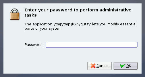  Password para privilegios administrativos 