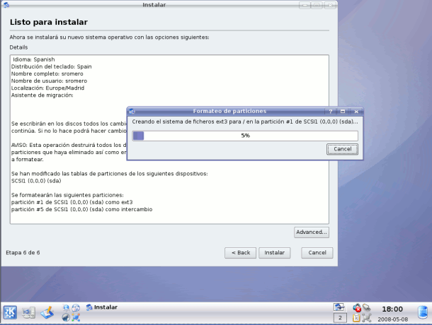  Instalando Ubuntu/Kubuntu ... 